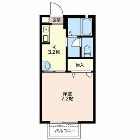 松ケ崎駅 徒歩8分 2階の物件間取画像